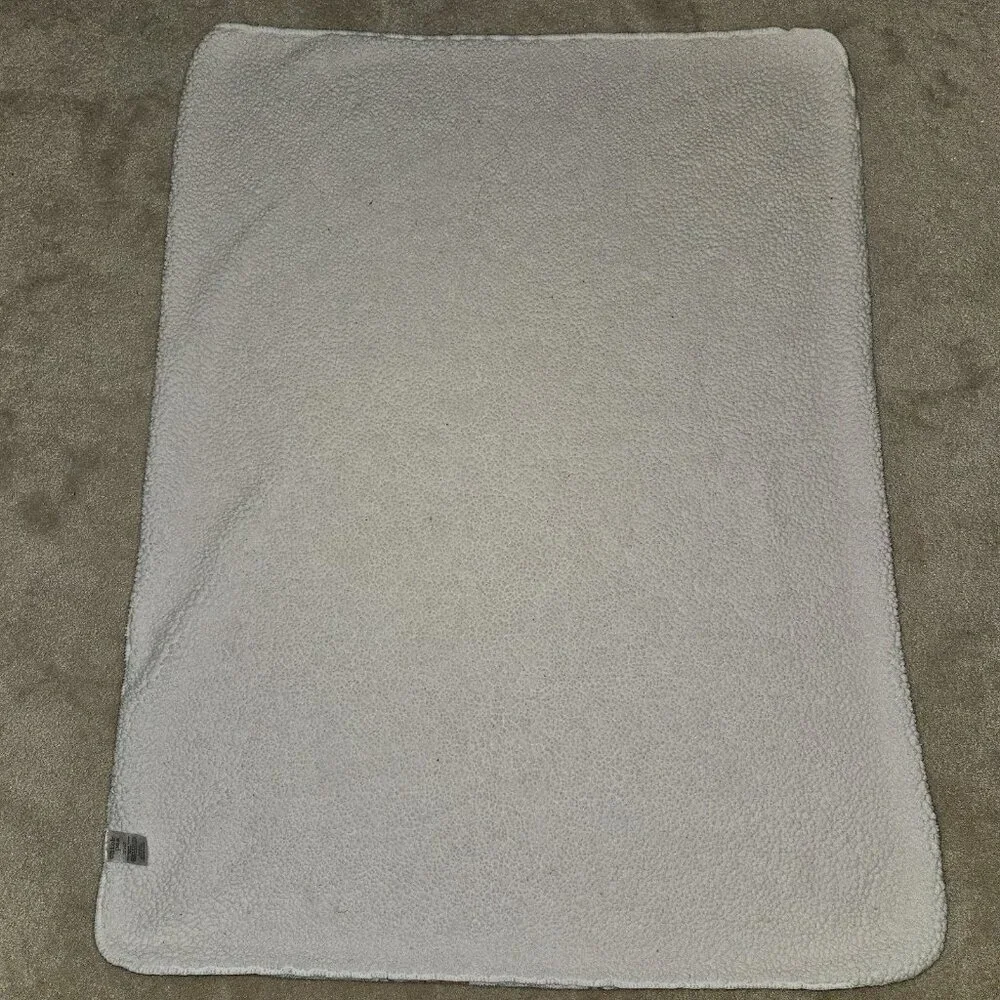 Chick Pea Pink Purple Gray Rose Floral Baby Blanket Soft Fleece Sherpa 30x40